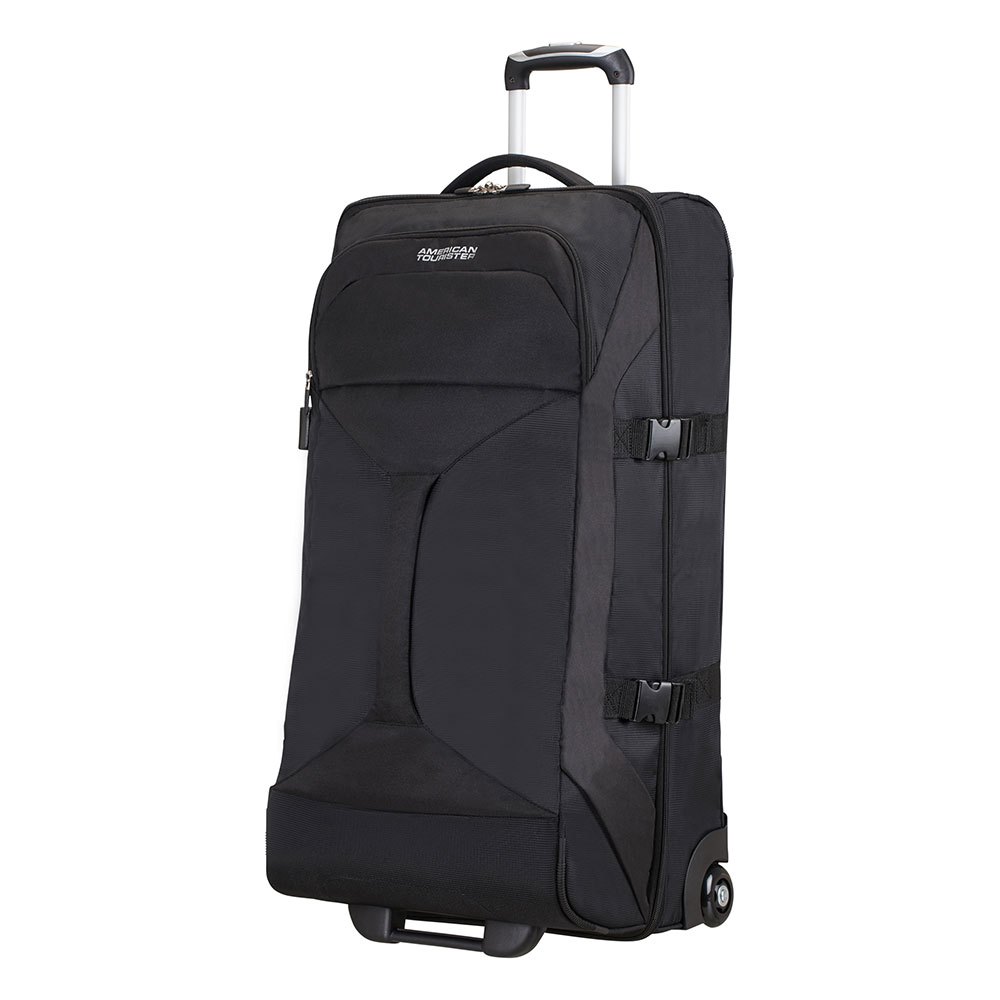  American Tourister Road Quest 88L Duffle With Wheels Black