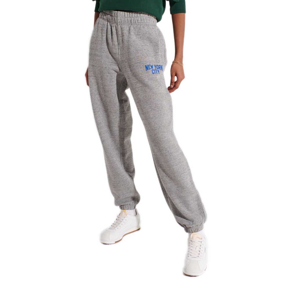 Women Superdry City College Joggers Grey