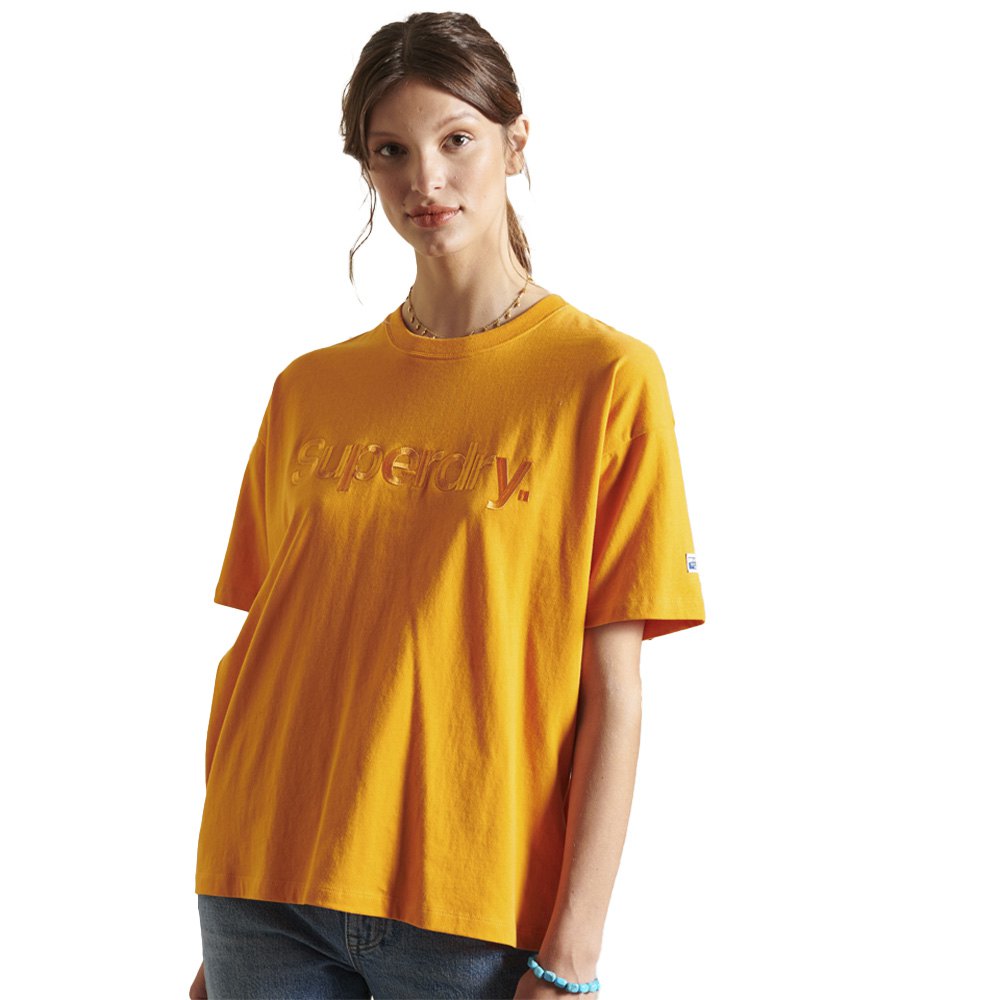 Clothing Superdry Core Logo Source Short Sleeve T-Shirt Yellow
