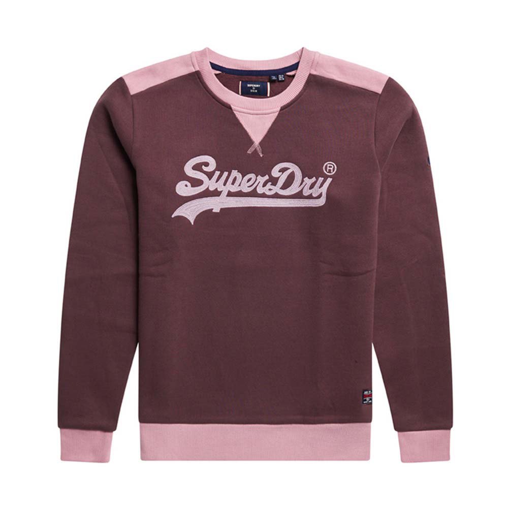 Superdry Vintage Logo AC Colour Block Crew Sweatshirt 