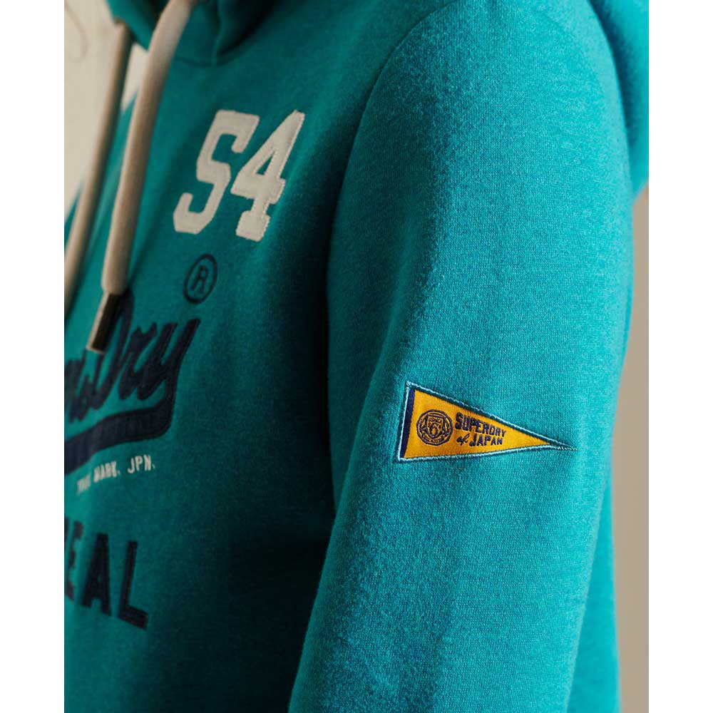 Sweatshirts Superdry Sweat à Capuche Vintage Logo Source Teal Marl