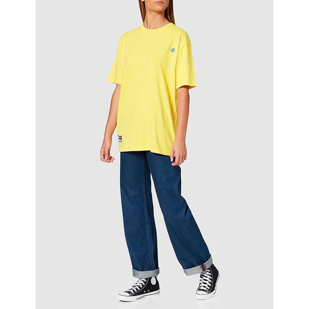Women Superdry Code Essential Short Sleeve T-Shirt Yellow