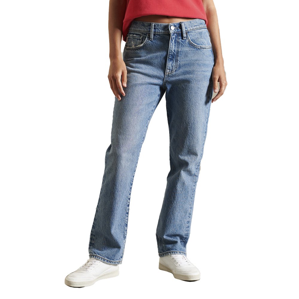 Superdry High Rise Straight Jeans 