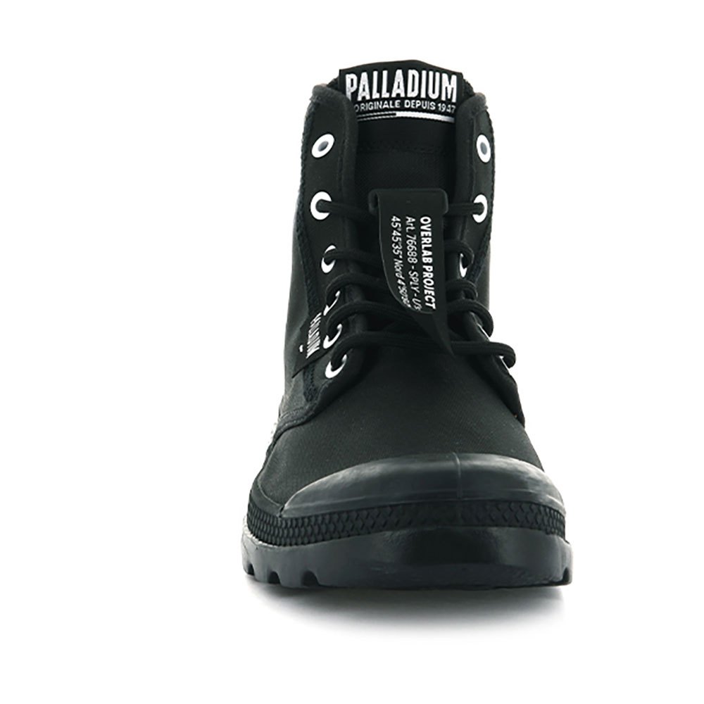 Women Palladium Pampa Lite Overlab Boots Black