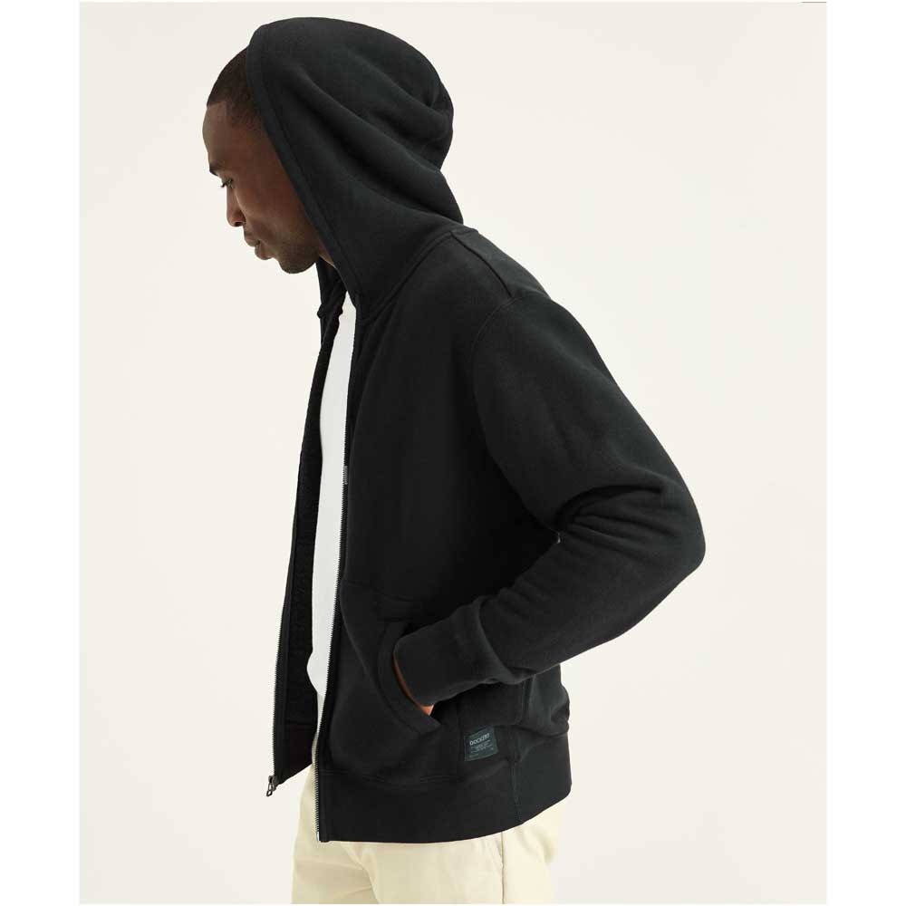 Clothing Dockers Core Basic Full Zip Sweatshirt Black
