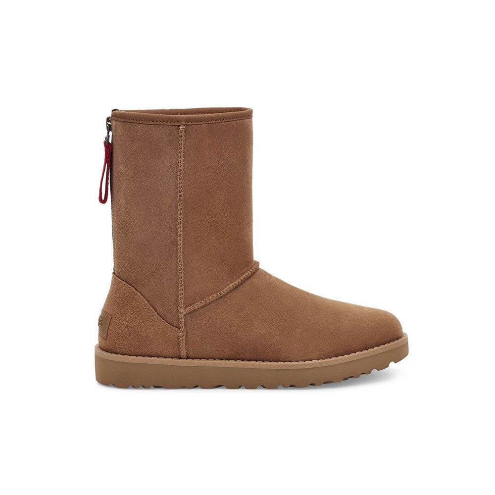 Shoes Ugg Classic Logo Zip Boots Brown