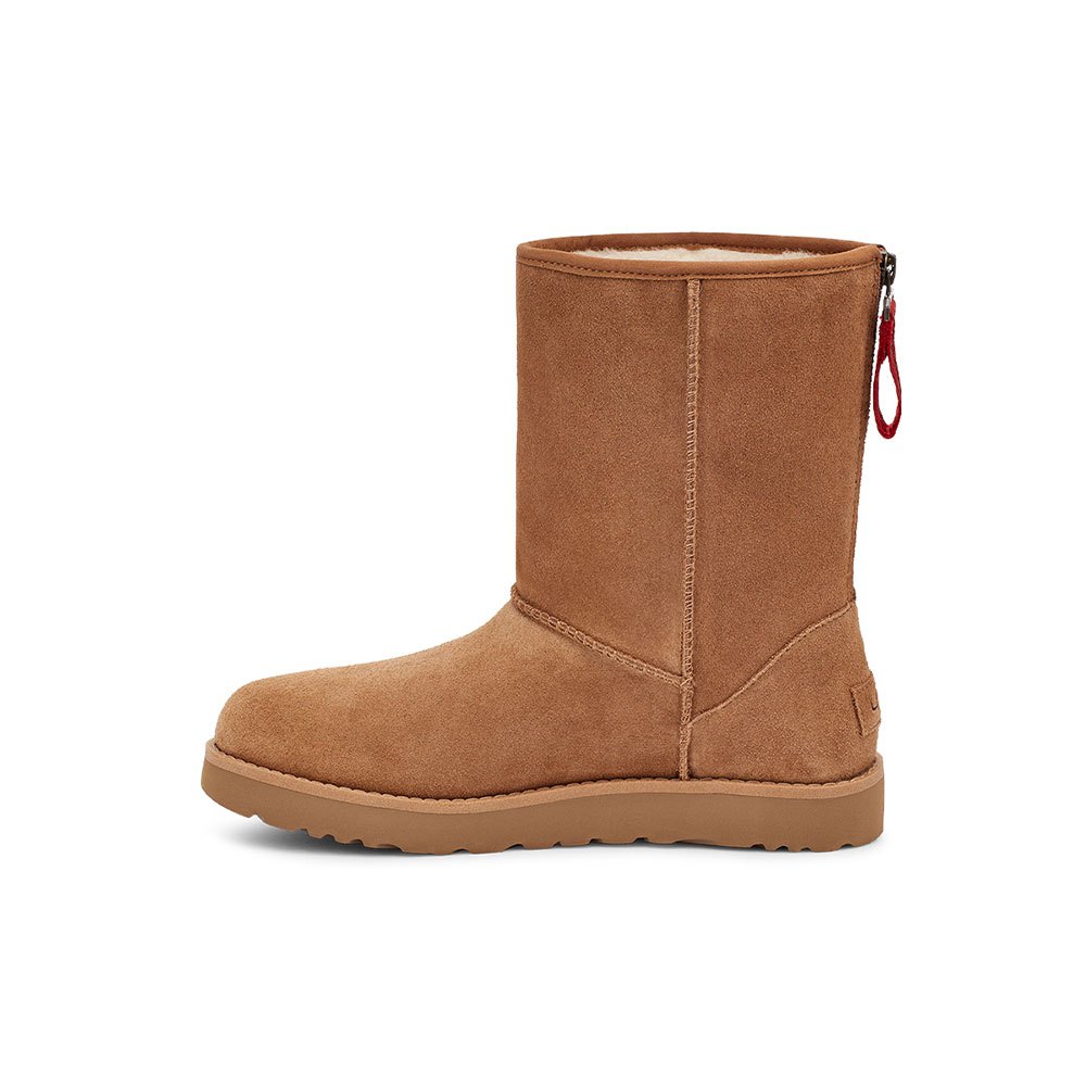 Shoes Ugg Classic Logo Zip Boots Brown
