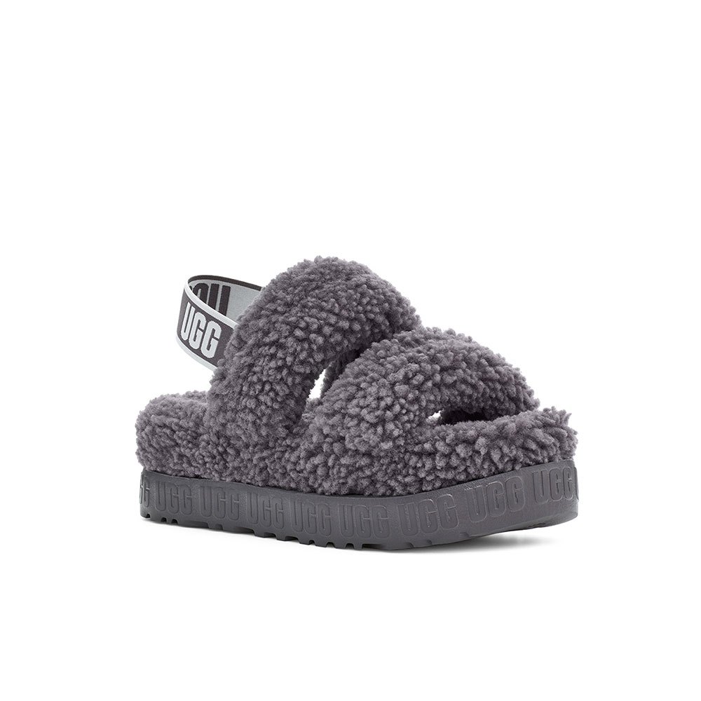 Shoes Ugg Oh Fluffita Slippers Grey