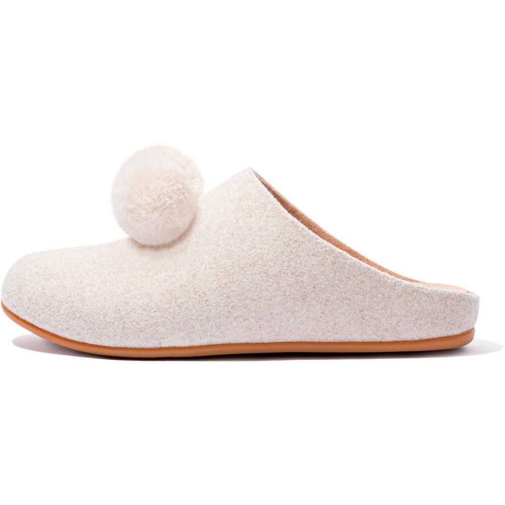Slippers Fitflop Chrissie Pom Slippers White