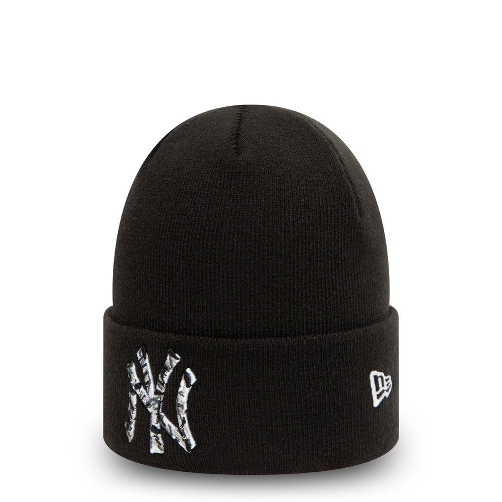 Accessoires New Era Bonnet New York Yankees Camo Infill Cuff Knit Black