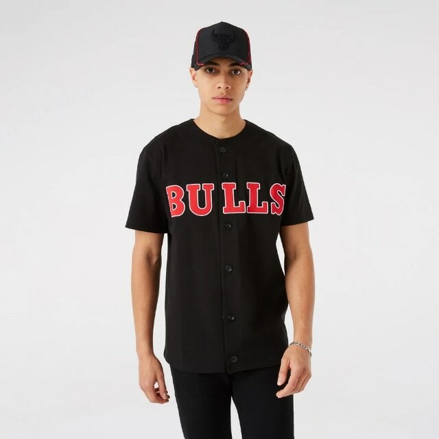 T-shirts New Era Outdoors Utility Chicago Bulls Short Sleeve T-Shirt Black