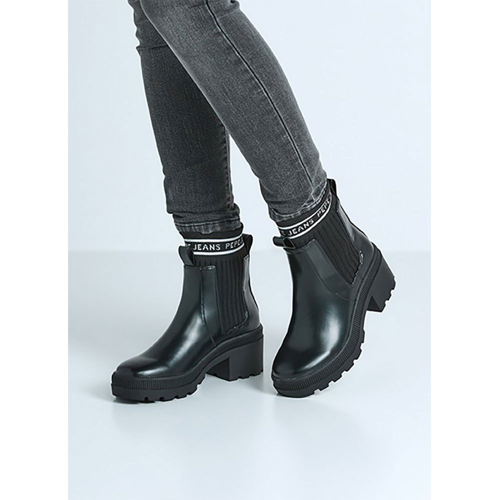 Chaussures Pepe Jeans Bottes Coventry Chelsea Black