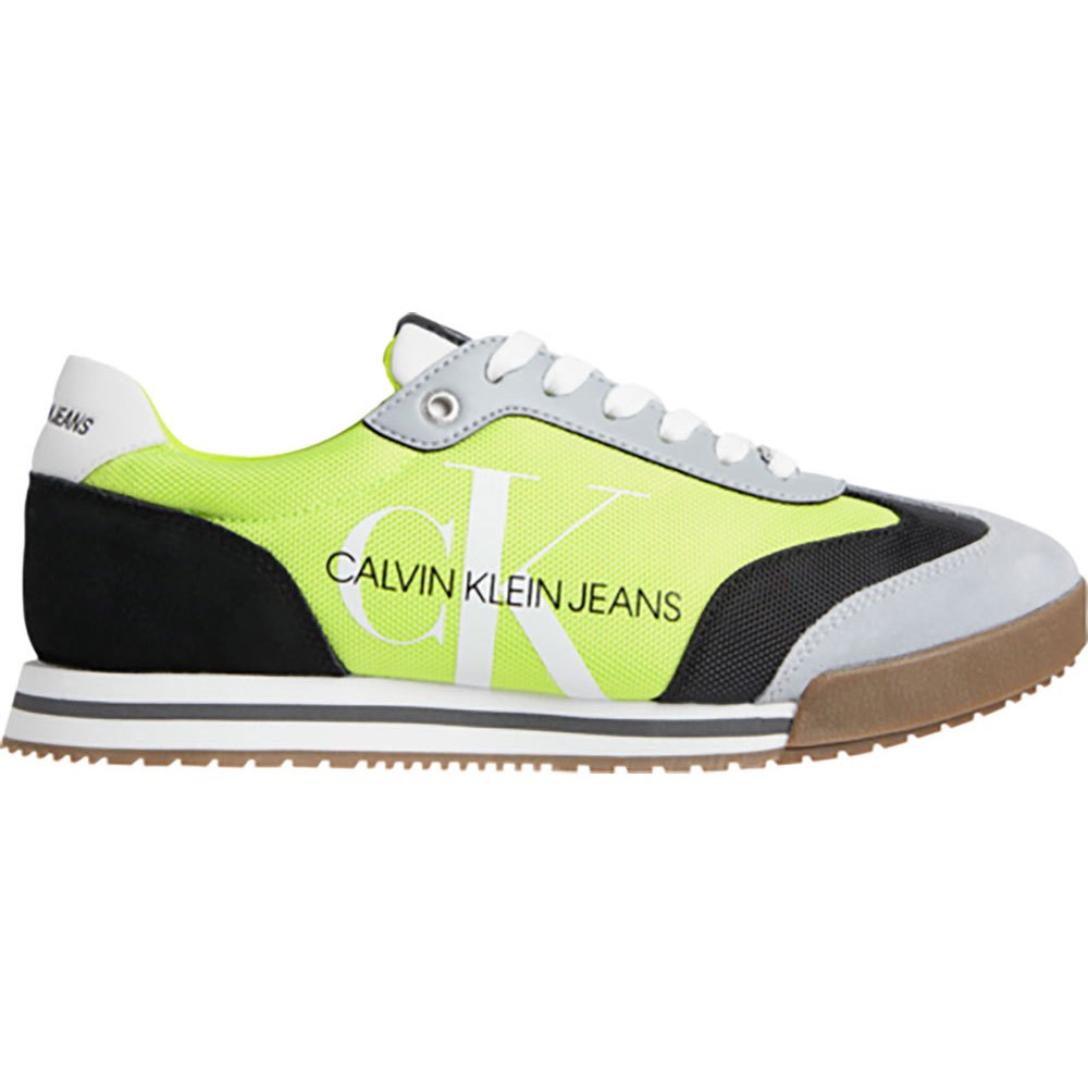 Chaussures Calvin Klein Formateurs Low Profile Laceup Pes Acid Lime