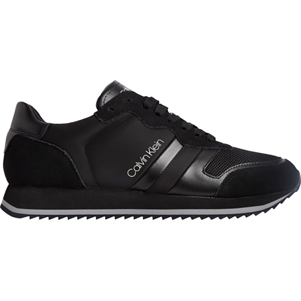 Sneakers Calvin Klein Low Top Lace Up Mix Trainers Black