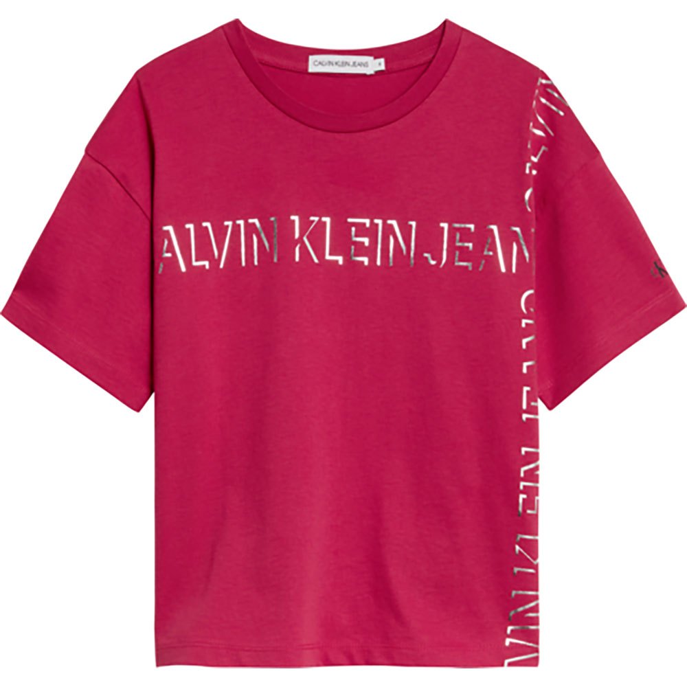 Calvin Klein Linear Lines Logo Short Sleeve TShirt 