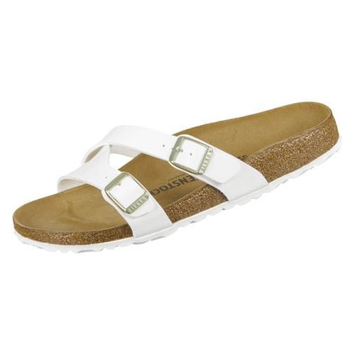 Sandales Birkenstock Des Chaussures Yao White / Brown