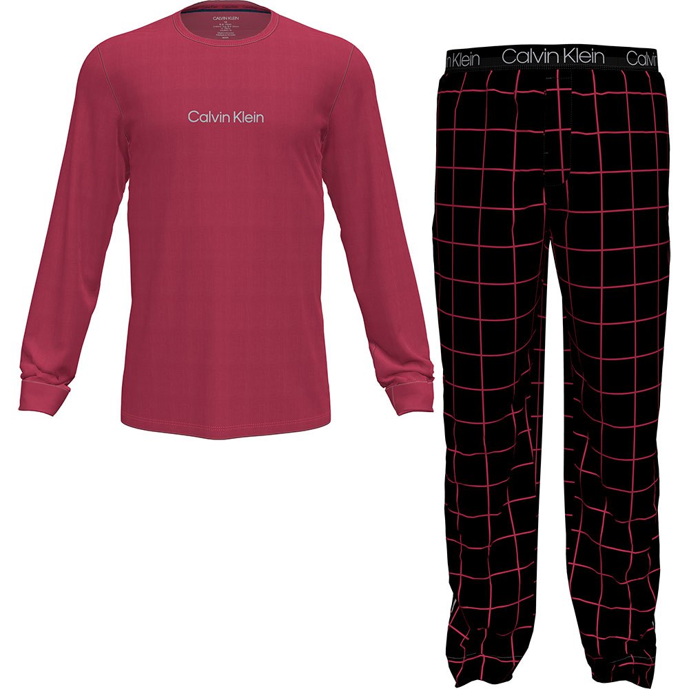 Men Calvin Klein Set Joggers Pyjama Pink