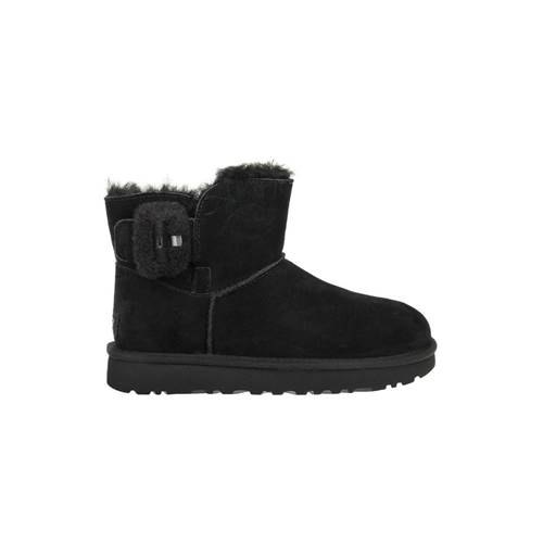 Chaussures Ugg Des Chaussures Mini Bailey Fluff Buckle Black