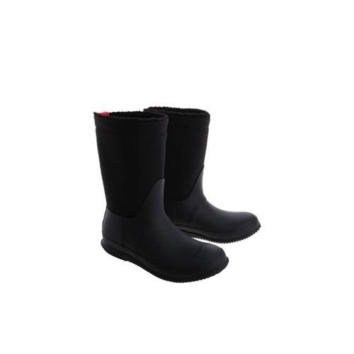 Chaussures Hunter Des Chaussures Original Insulated Roll Top Sherpa Boots Black