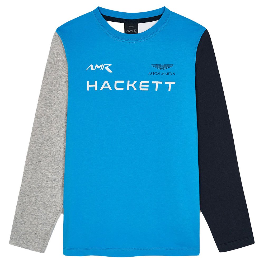 Boy Hackett Amr Multi Long Sleeve Boy T-Shirt Blue