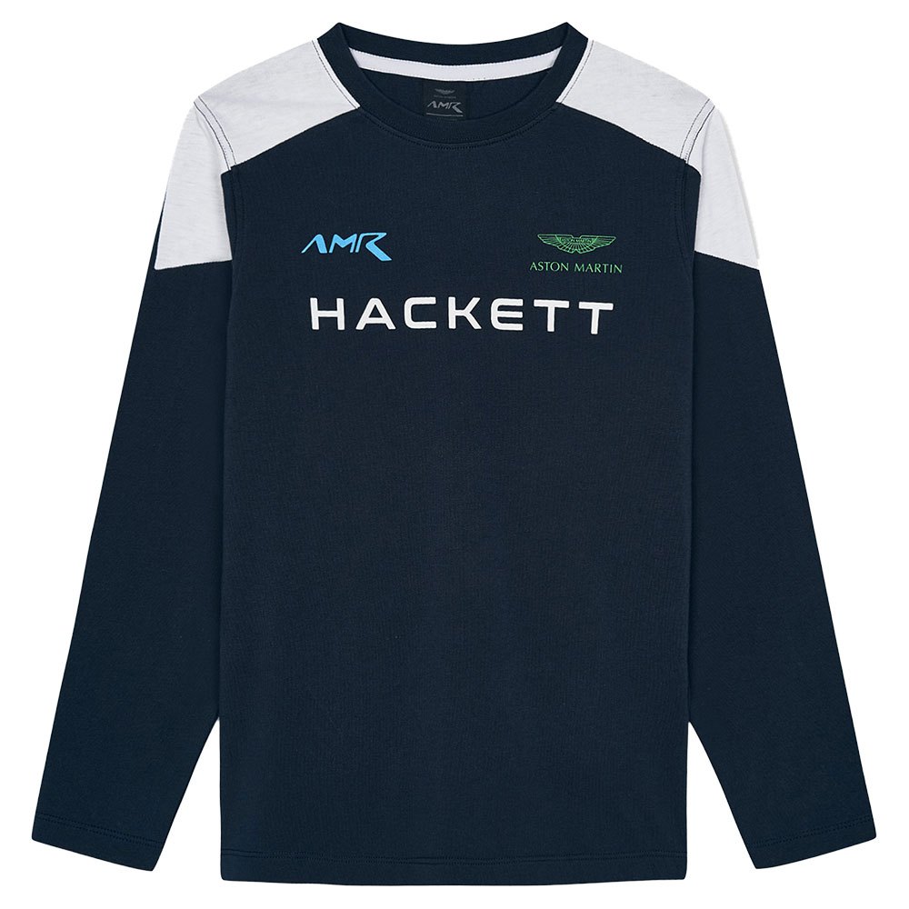 Clothing Hackett Amr Tour Long Sleeve Boy T-Shirt Blue
