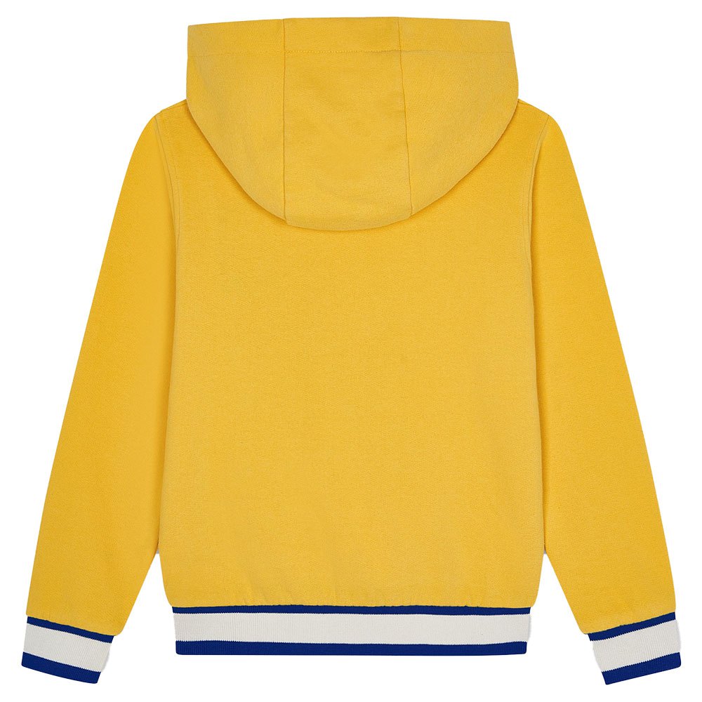 Boy Hackett Logo Youth Full Zip Sweatshirt Yellow