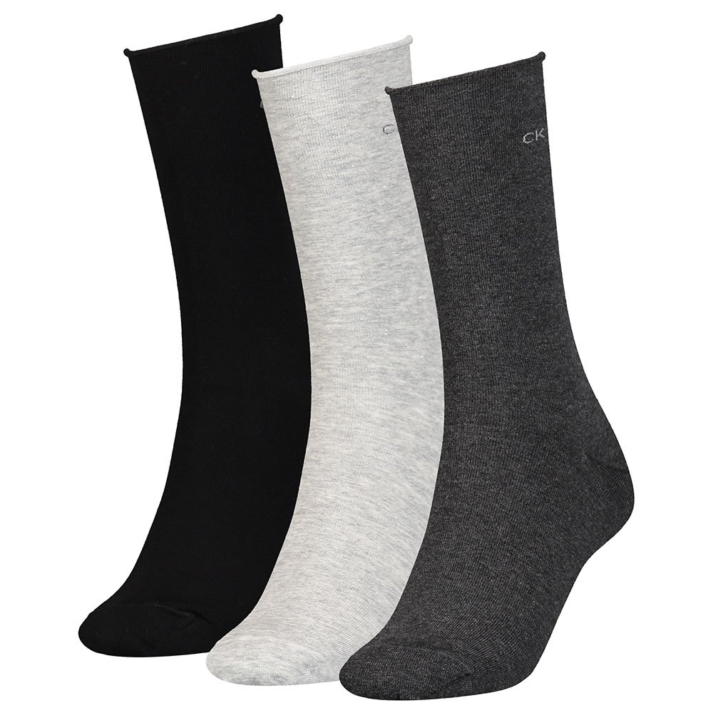 Clothing Calvin Klein Roll Top Socks 3 Pairs Multicolor