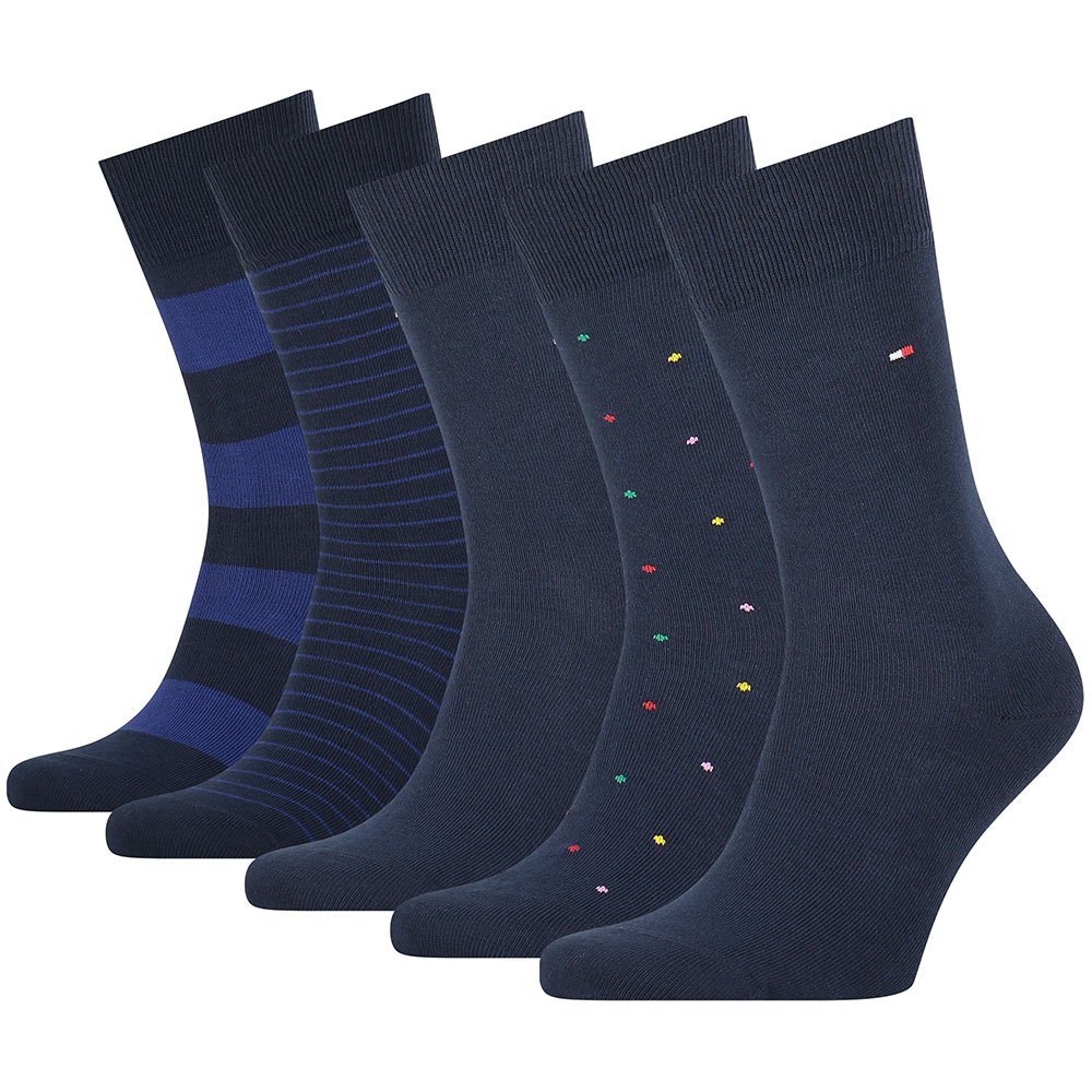   Tin Stripe&Dot Giftbox Socks 5 Pairs 