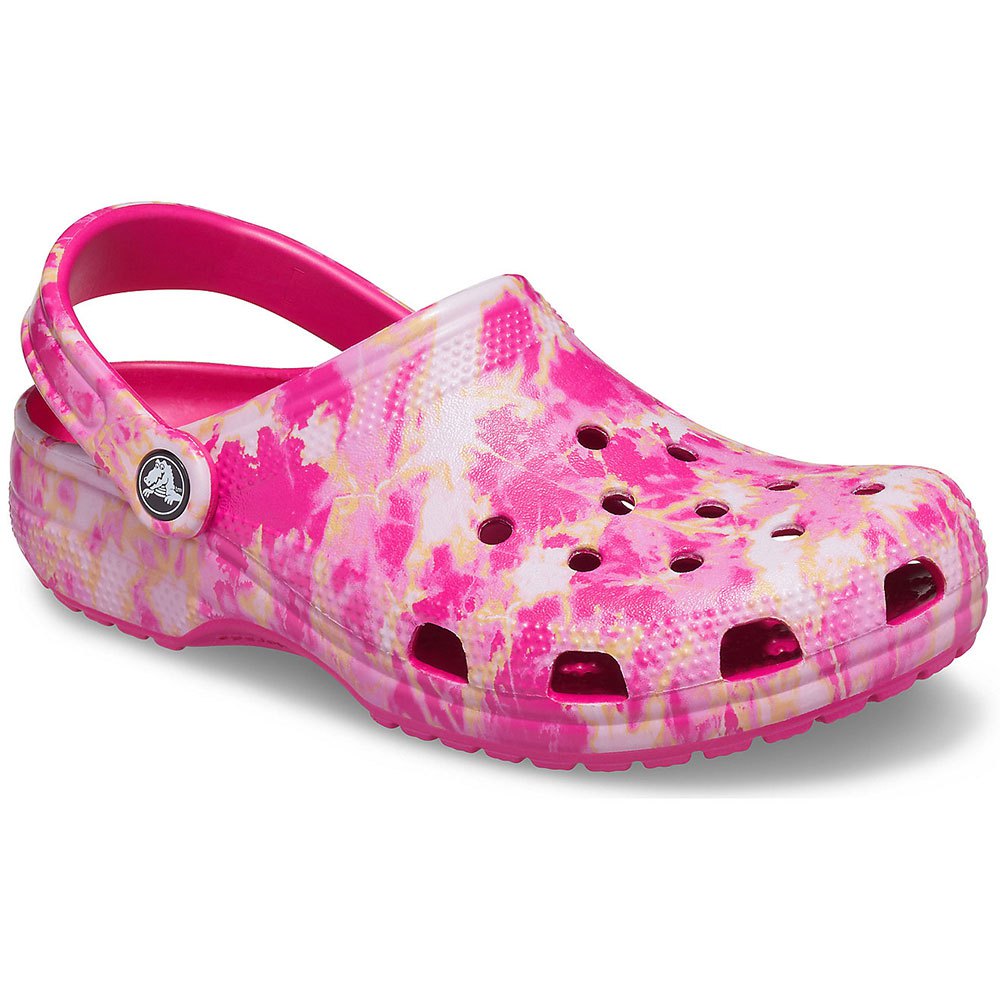Shoes Crocs Classic Bleach Dye Unisex Clogs Pink