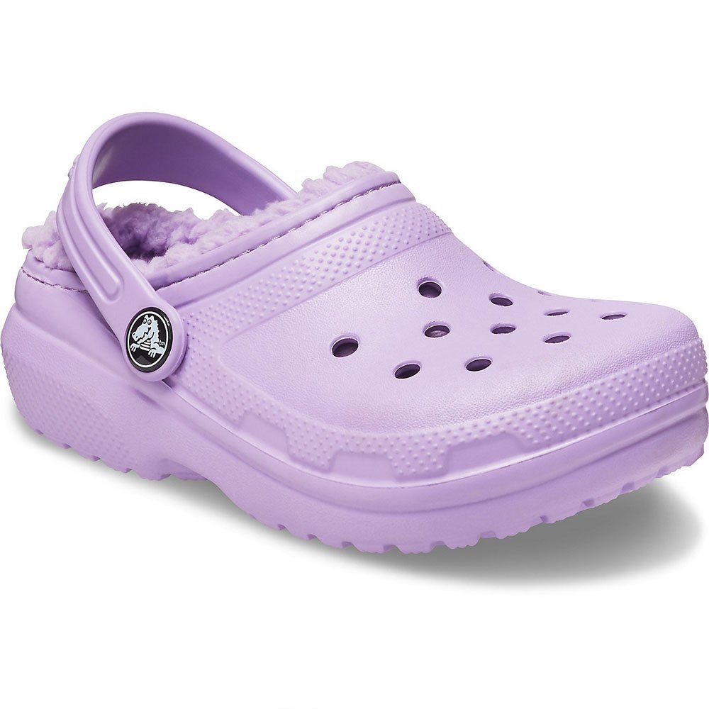 Kid Crocs Classic Lined Unisex Kids Clogs Purple