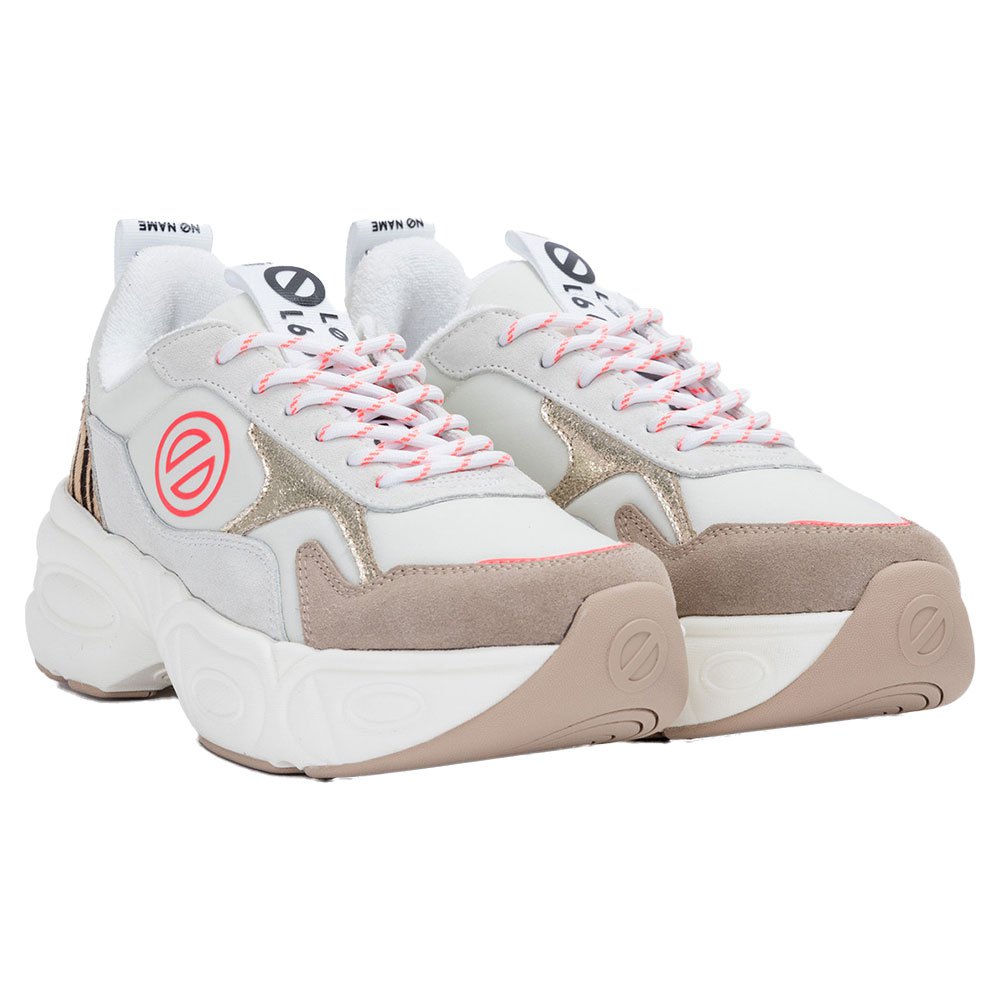 Sneakers No Name Nitro Jogger Suede/Padded Zebra Trainers Beige