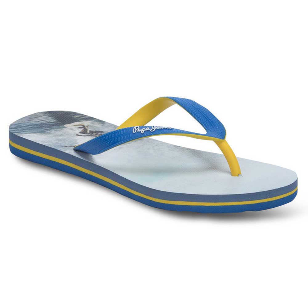 Shoes Pepe Jeans Beach Surf Boy Flip Flops Blue