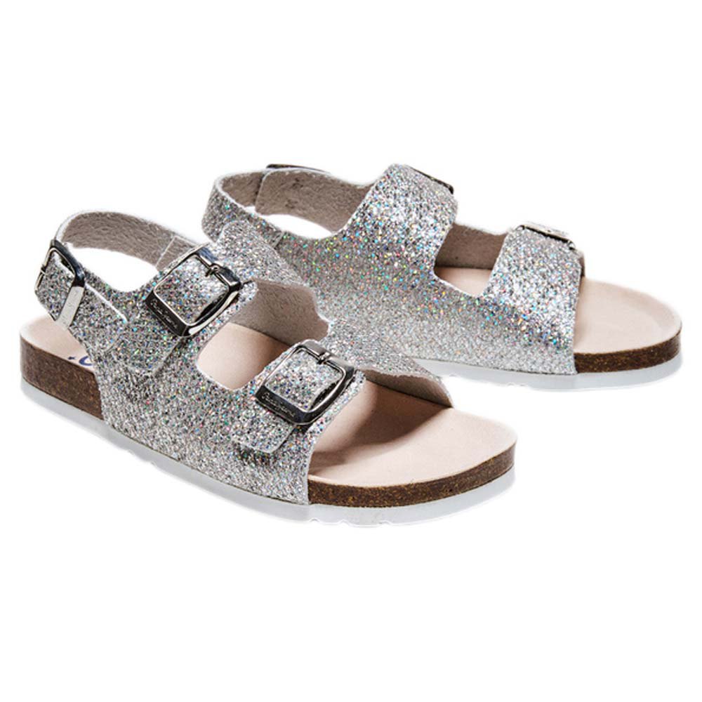 Chaussures Pepe Jeans Sandales Fille Bio Basic Glitter Metal
