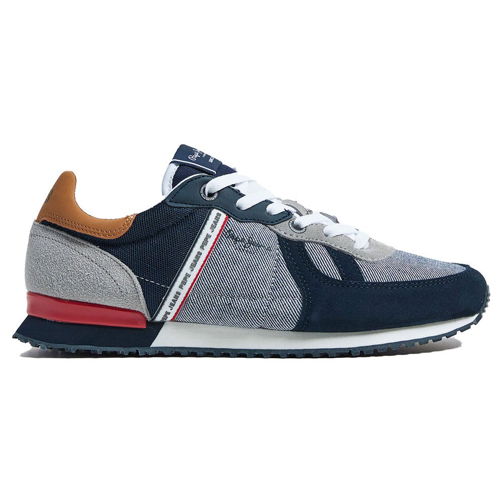 Shoes Pepe Jeans Tinker Zero 21 Chambray Trainers Blue