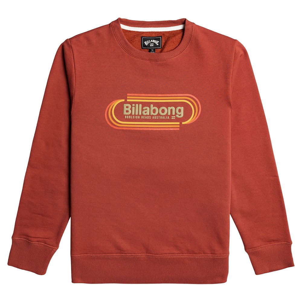 Sweatshirts And Hoodies Billabong Road Stop Sweatshirt Red