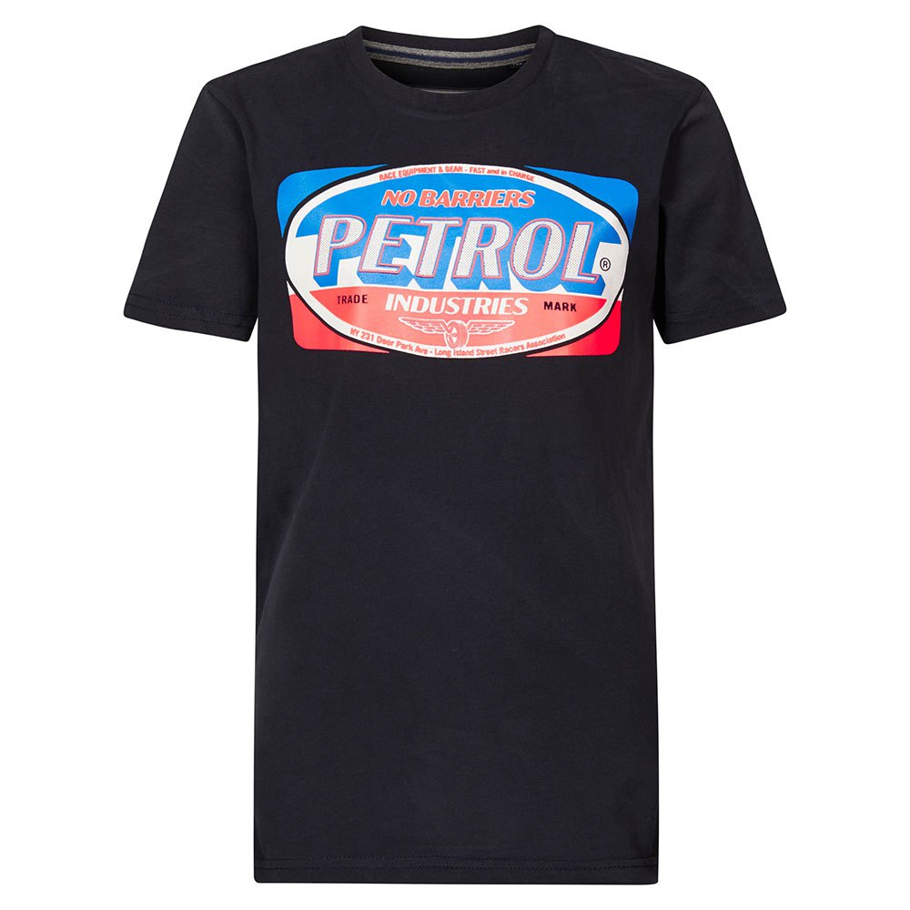 Boy Petrol Industries Short Sleeve Round Neck T-Shirt Blue