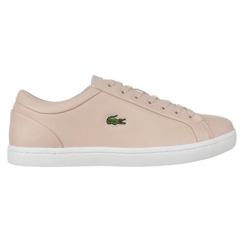 Femme Lacoste Des Chaussures Straightset Lace 317 3 Caw Beige