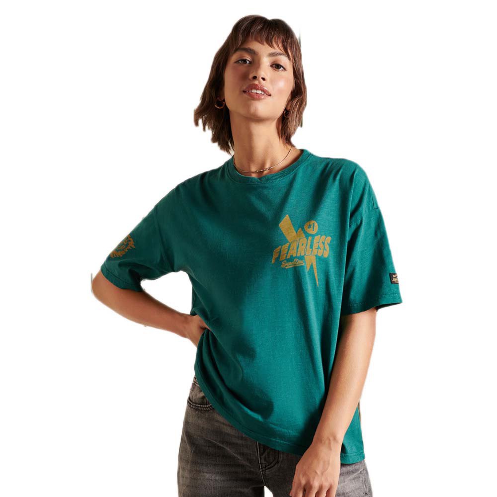 Clothing Superdry Boho And Rock Short Sleeve T-Shirt Green