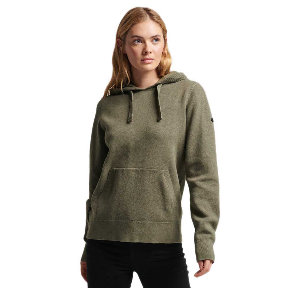 Clothing Superdry Essential Cotton Hoodie Green