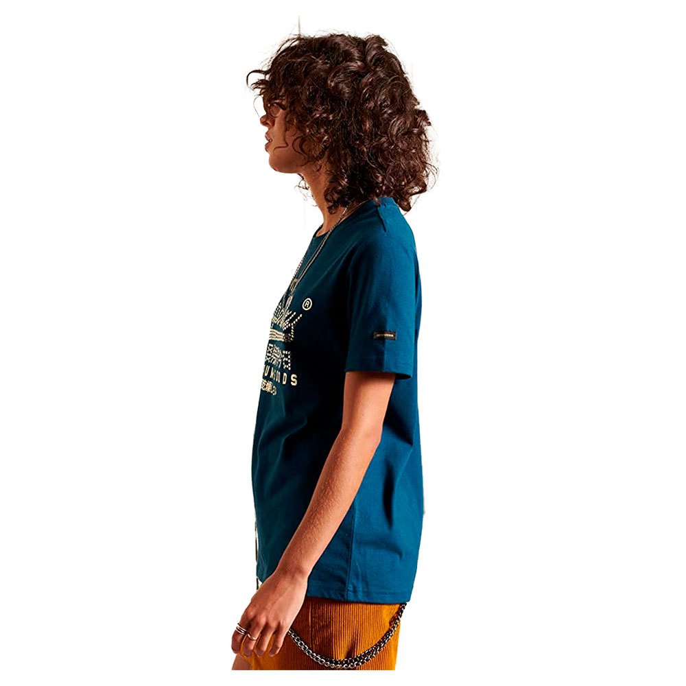 Clothing Superdry Vintage Logo Tonal Short Sleeve T-Shirt Blue