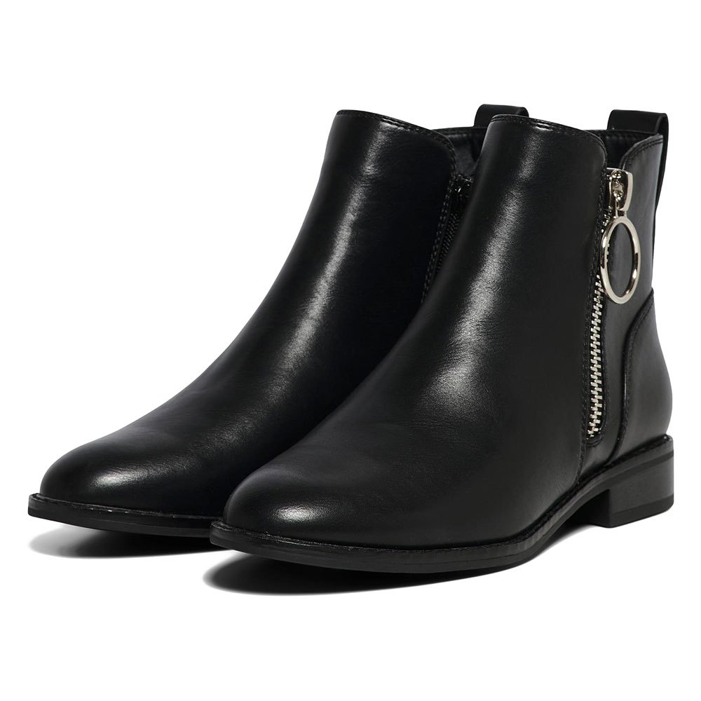 Boots And Booties Only Bobby 22 Pu Leather Boots Black