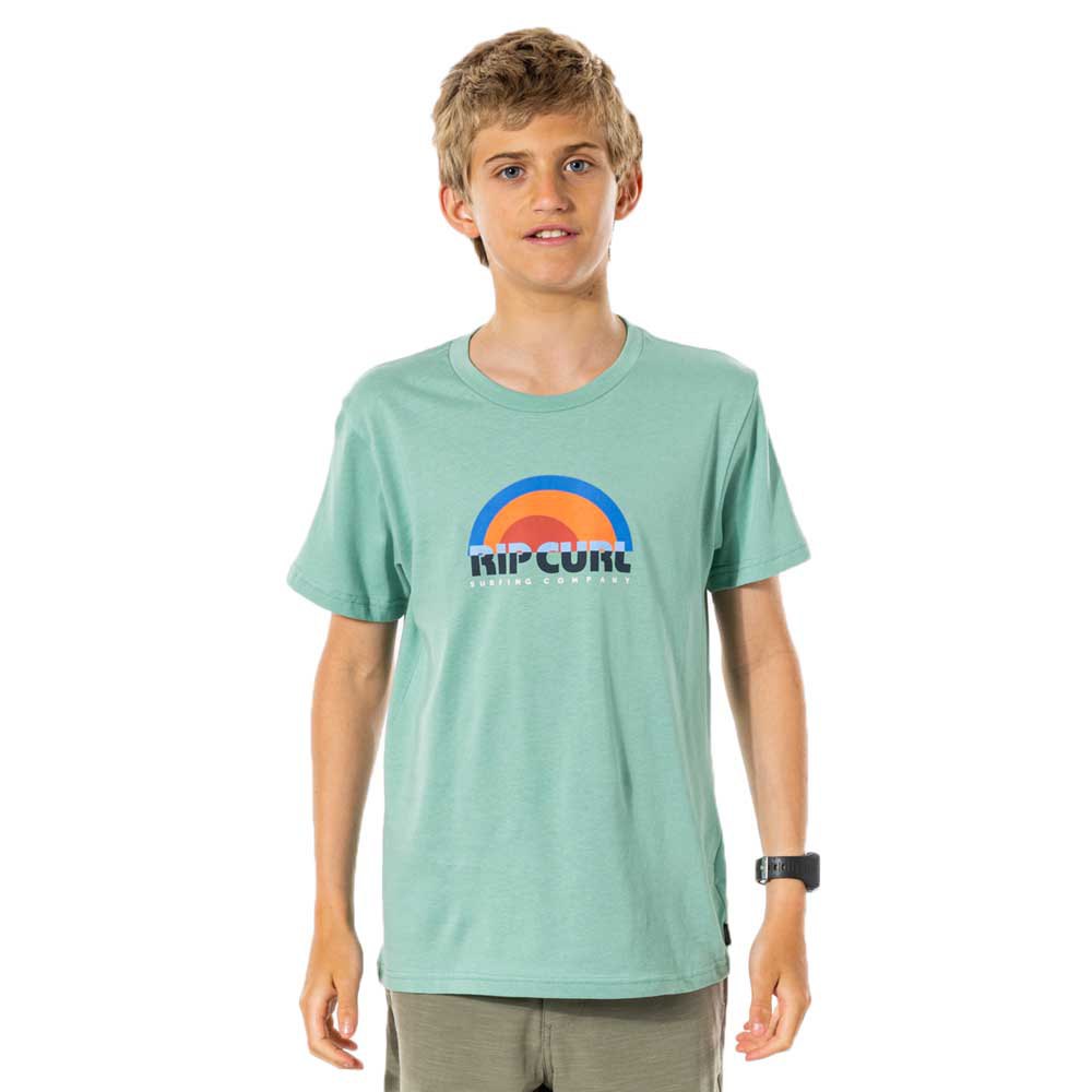 Clothing Rip Curl Surf Revival Decal Short Sleeve T-Shirt Green