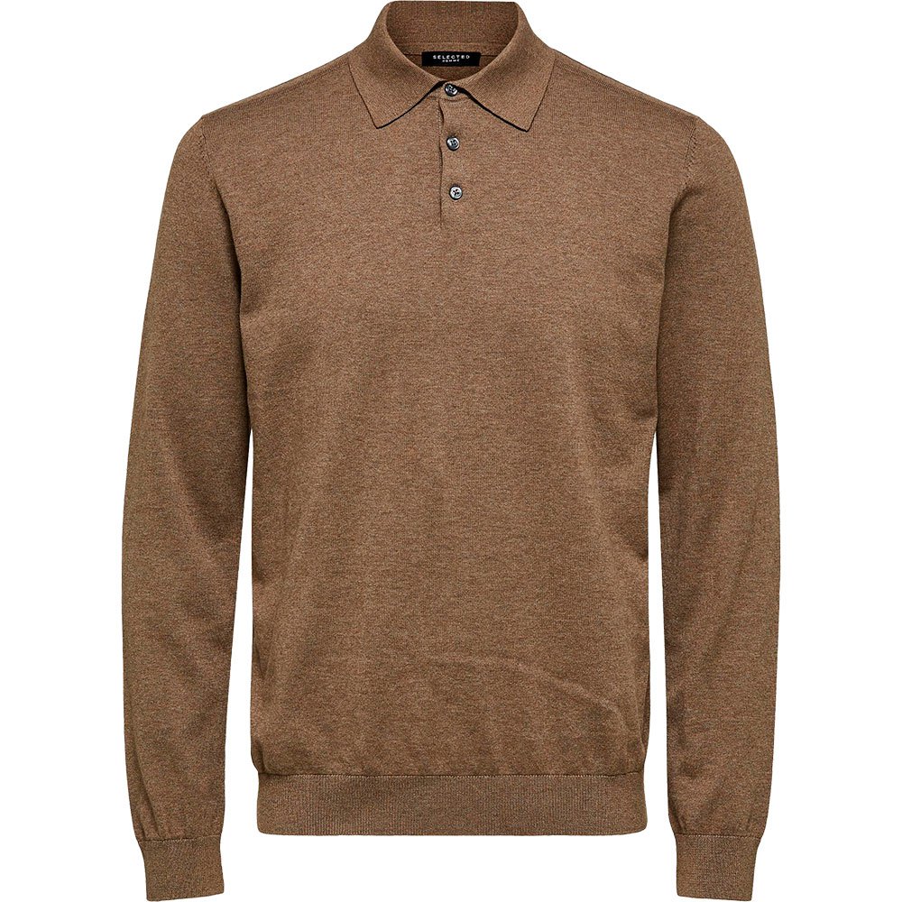 Men Selected Berg Knit Sweater Brown