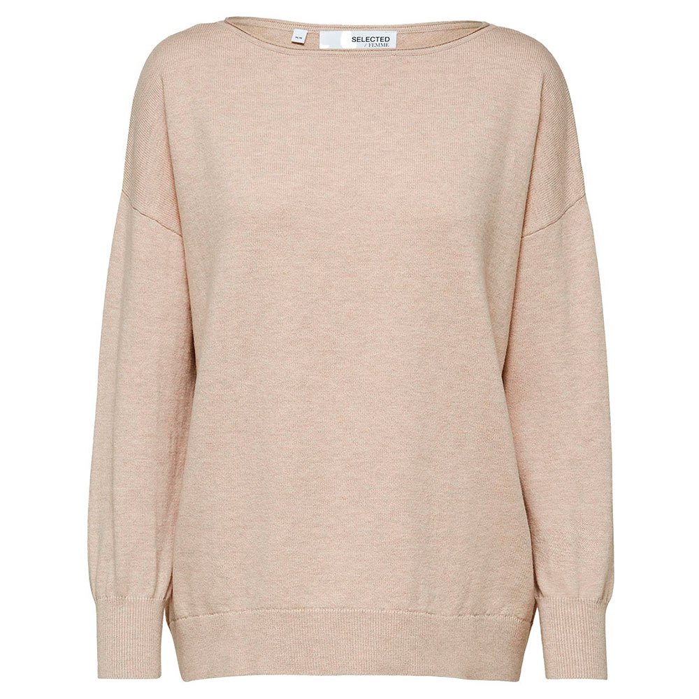 Clothing Selected Linika Cashmere Sweater Beige