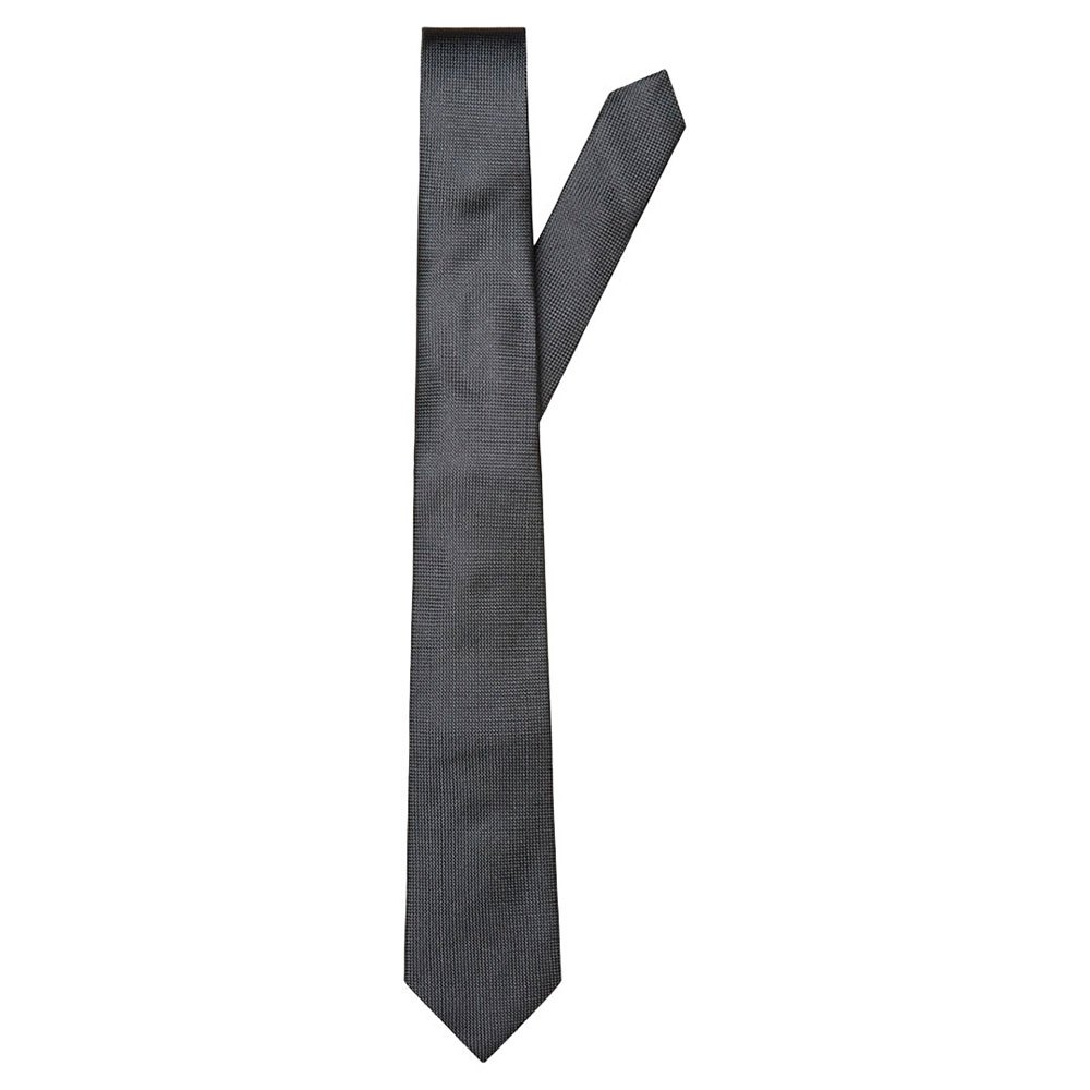 Cravates Selected Attacher New Texture 7 Cm Black