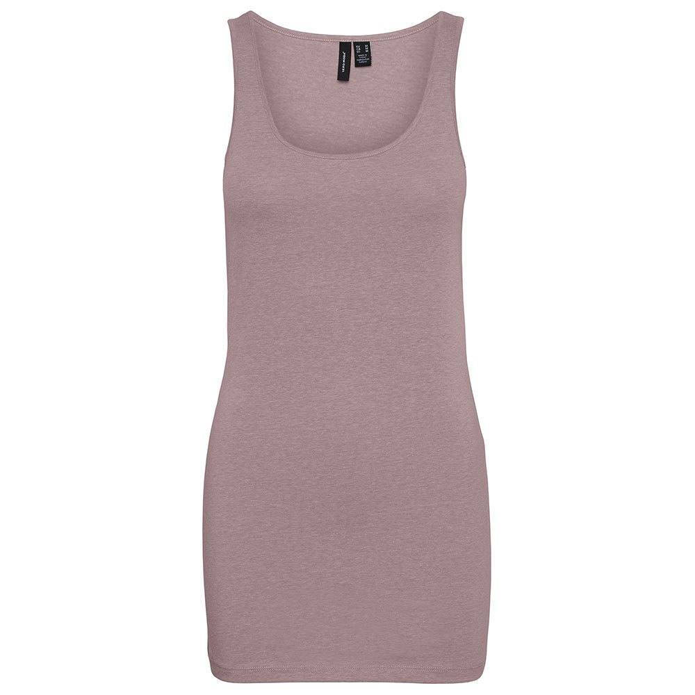 Women Vero Moda Maxi Soft Long Sleeveless T-Shirt Pink