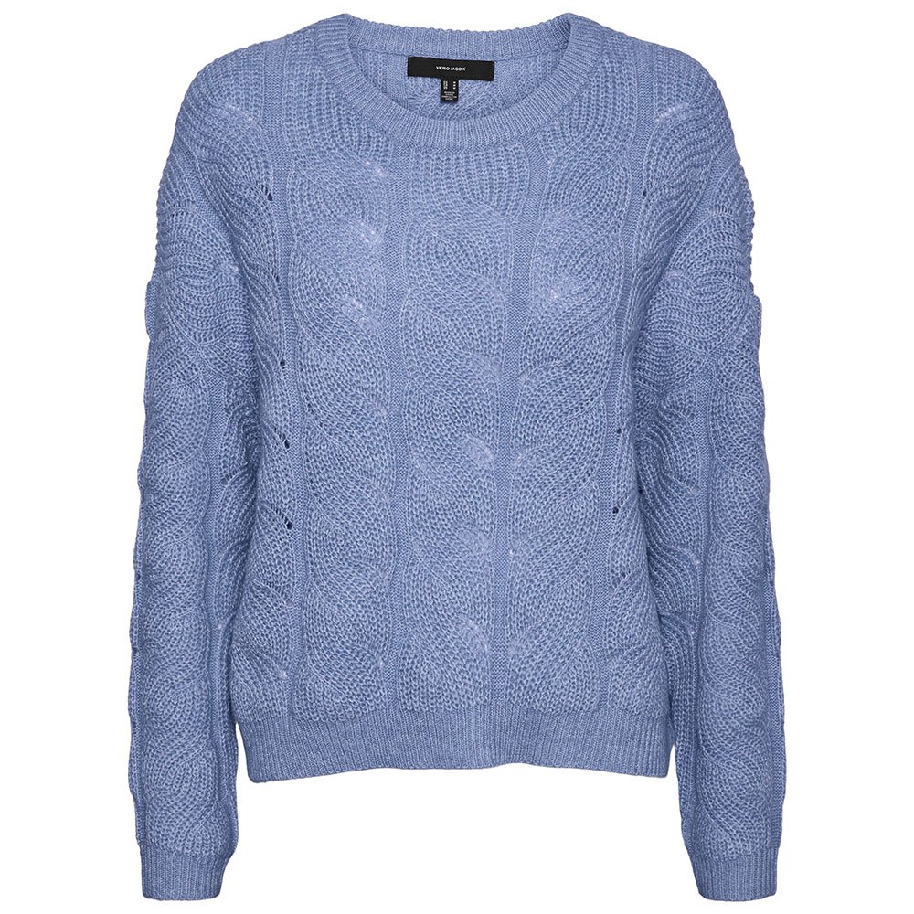Sweaters Vero Moda Stinna Structure Sweater Blue