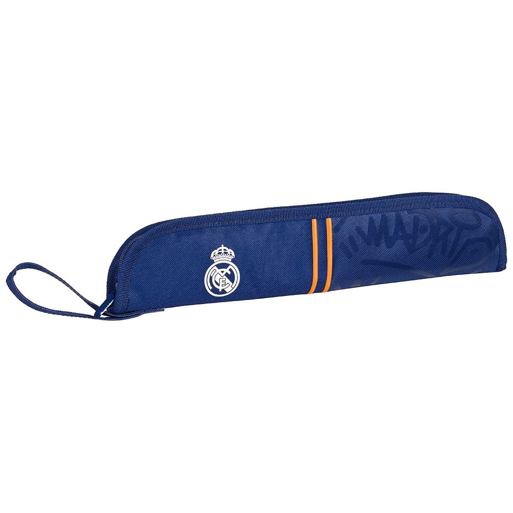 Suitcases And Bags Safta Real Madrid Away Flute Holder Pencil Case Blue