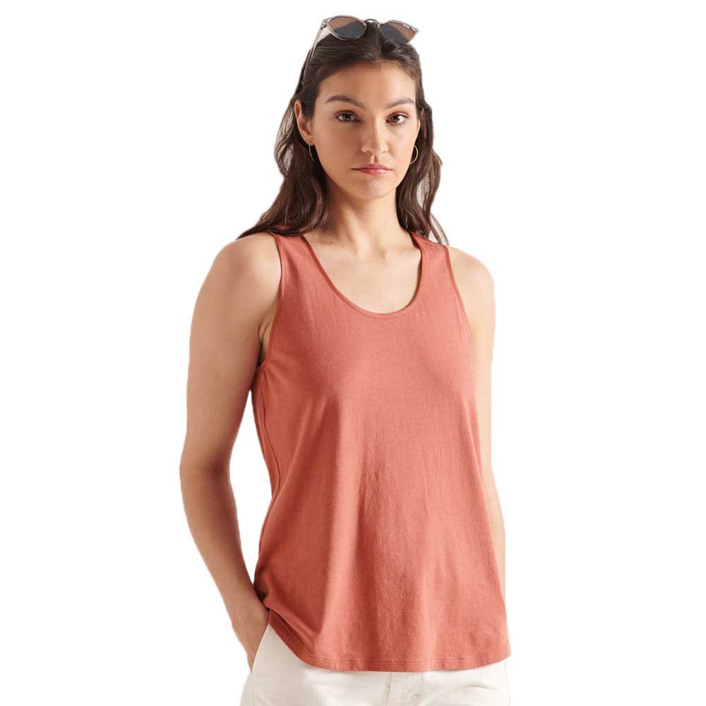 T-shirts Superdry Satin Mix Sleeveless T-Shirt Pink