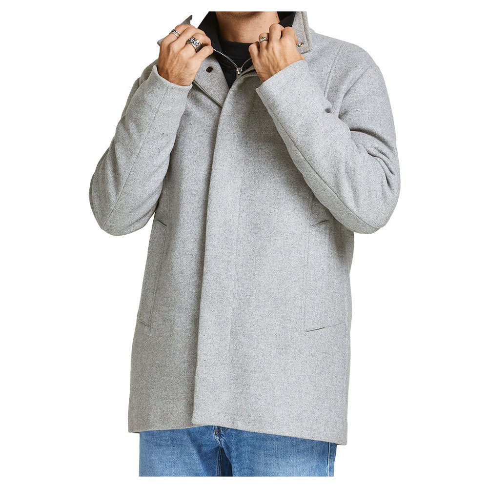 Clothing Jack & Jones Edunham Wool Jacket Grey